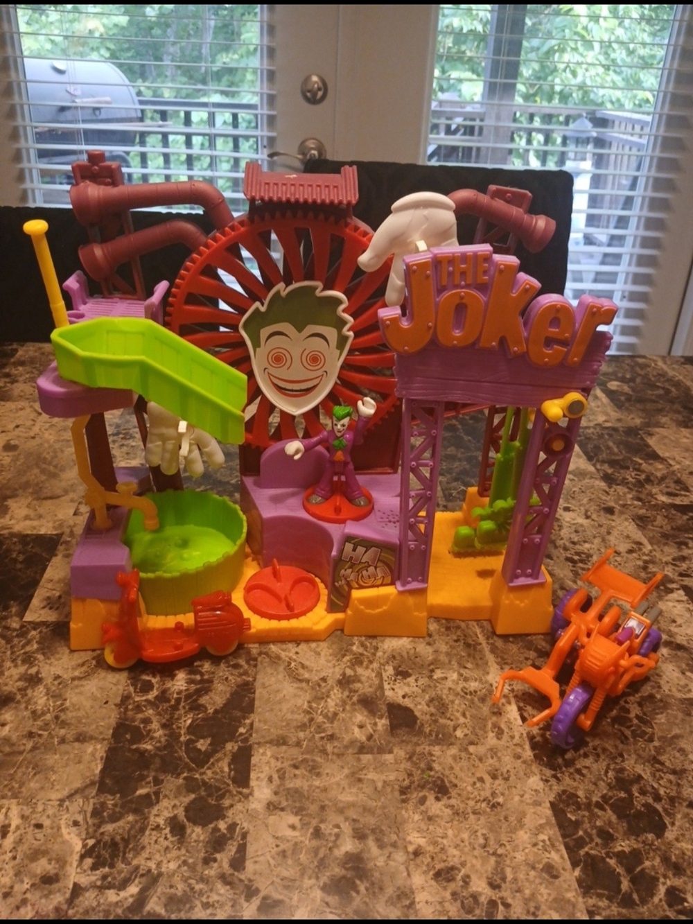 The Joker Playset Action Park - Colorful Purple & Green Kids Toy